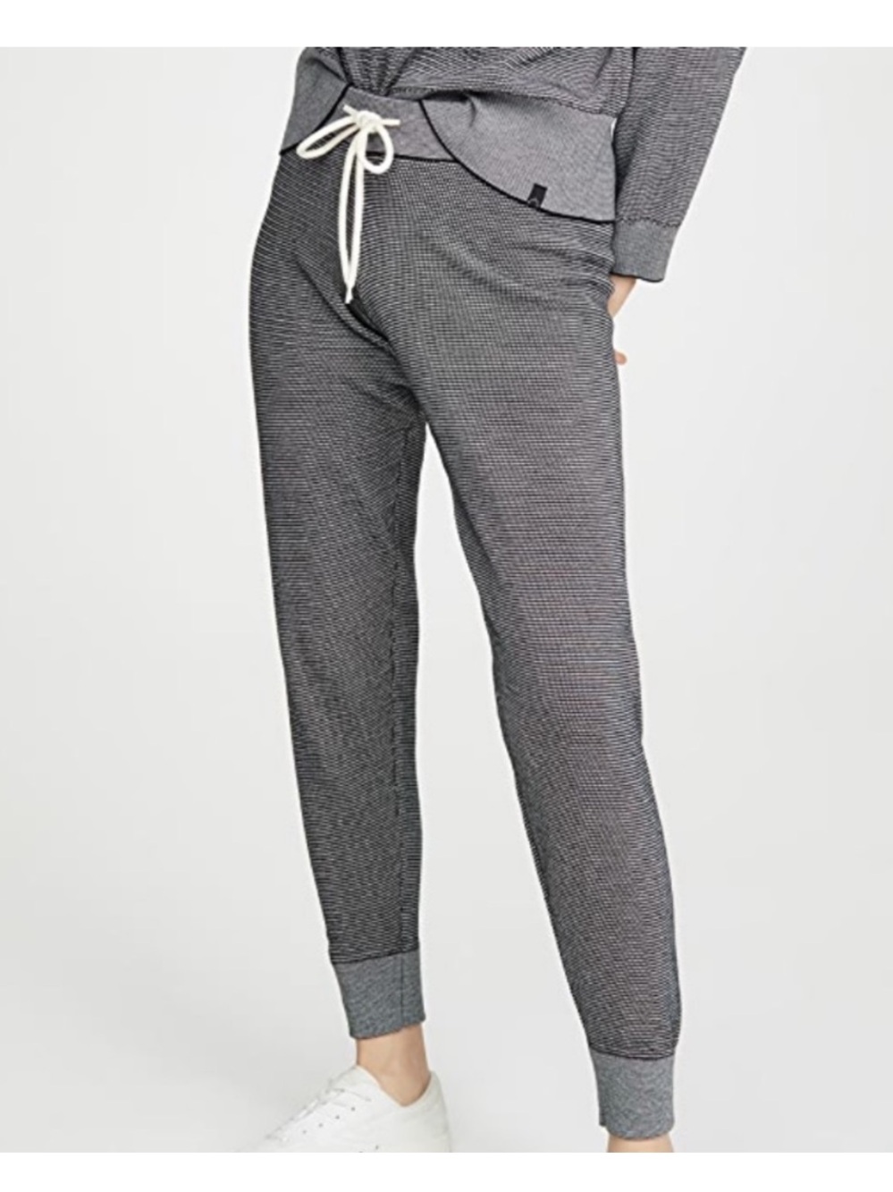 Varley Alice Sweatpants Joggers Black White Extra Small - Picture 2 of 10